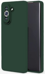 Накладка силиконовая Silicone Cover для Huawei Nova 10 Pro зеленая
