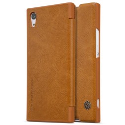 Чехол-книжка Nillkin Qin Leather Case для Sony Xperia XA1 коричневый