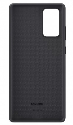 Накладка Silicone Cover для Samsung Galaxy Note 20 N980 EF-PN980TBEGRU черная