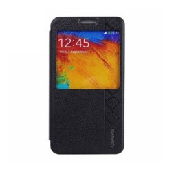 Чехол Usams Starry Sky SView Series для Samsung Galaxy Note 3 N900/N9005 черный с окном