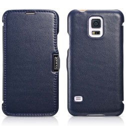 Чехол-книжка iCarer Luxury Series Leather Case для Samsung Galaxy S5 G900 синий
