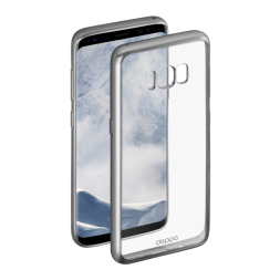 Накладка Deppa Gel Plus Case силиконовая для Samsung Galaxy S8 G950 серебристая