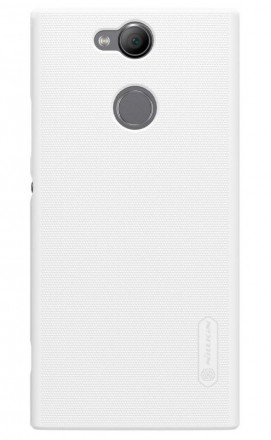 Накладка пластиковая Nillkin Frosted Shield для Sony Xperia XA2 белая
