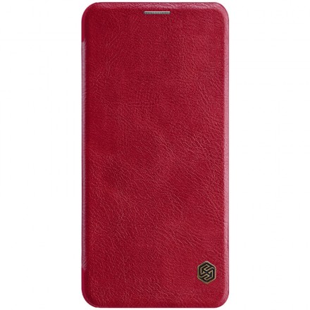 Чехол-книжка Nillkin Qin Leather Case для LG G8 ThinQ красный