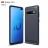 Накладка силиконовая для Samsung Galaxy S10 Plus G975 карбон сталь синяя