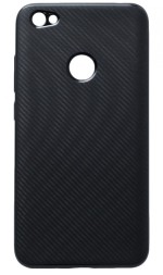 Накладка силиконовая для Xiaomi Redmi Note 5A Prime карбон черная