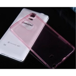 Накладка силиконовая Nillkin Nature TPU для Samsung Galaxy Note 4 N910 прозрачно-розовая