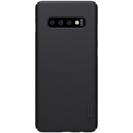 Накладка Nillkin Frosted Shield пластиковая для Samsung Galaxy S10 SM-G973 Black (черная)