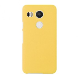 Накладка пластиковая для LG Nexus 5X желтая