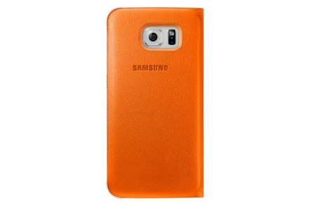 Чехол Flip Wallet для Samsung Galaxy S6 SM-G920 EF-WG920POEGRU оранжевый