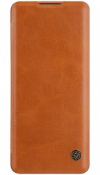 Чехол Nillkin Qin Leather Case для OnePlus 8 Pro Brown (коричневый)