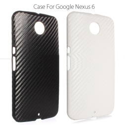 Накладка пластиковая для Motorola (Google) Nexus 6 белый карбон