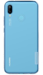 Накладка силиконовая Nillkin Nature TPU Case для Huawei P20 Lite 2018 / Nova 3E прозрачно-черная