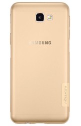 Накладка силиконовая Nillkin Nature TPU Case для Samsung Galaxy J5 Prime G570/On5 (2016) прозрачно-золотая
