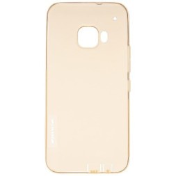 Накладка силиконовая Nillkin для HTC One M9 прозрачно-золотая