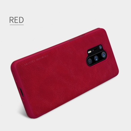 Чехол Nillkin Qin Leather Case для OnePlus 8 Pro Red (красный)