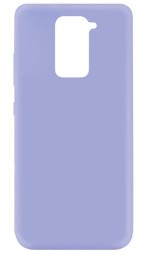 Накладка силиконовая Silicone Cover для Xiaomi Redmi Note 9 сиреневая
