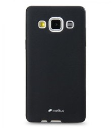 Накладка Melkco Poly Jacket силиконовая для Samsung Galaxy A3 A300 Black Mat (черная)