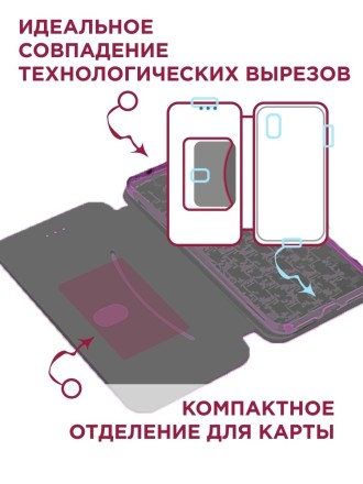 Чехол-книжка Fashion Case для Infinix Smart 6 чёрный