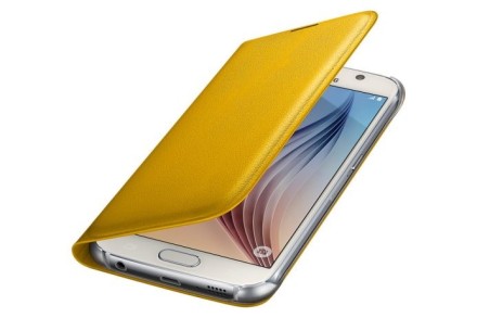 Чехол Samsung Flip Wallet для Samsung Galaxy S6 G920 EF-WG920PYEGRU желтый