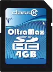 Карта памяти SD OltraMax 4Gb Class 6