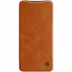 Чехол-книжка Nillkin Qin Leather Case для Xiaomi Mi 11i / Poco F3 коричневый