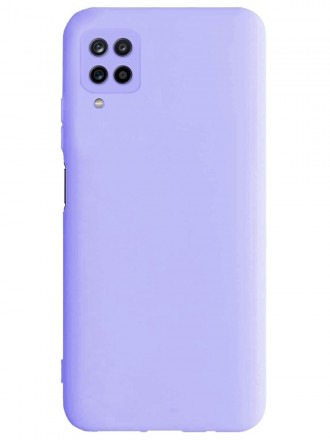 Накладка силиконовая Silicone Cover для Samsung Galaxy A22 4G / Samsung Galaxy M22 / Samsung Galaxy M32 сиреневая