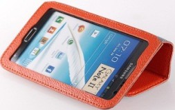 Чехол Yoobao Executive Leather Case for Samsung Galaxy Note II N7100 Оранжевый