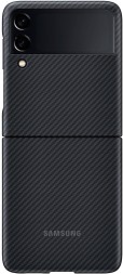 Накладка Aramid Cover для Samsung Galaxy Z Flip3 F711 EF-XF711SBEGRU чёрная