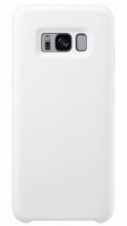 Накладка силиконовая Silicone Cover для Samsung Galaxy S8 SM-G950 белая