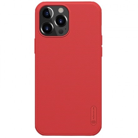 Накладка пластиковая Nillkin Frosted Shield для iPhone 13 Pro Max красная