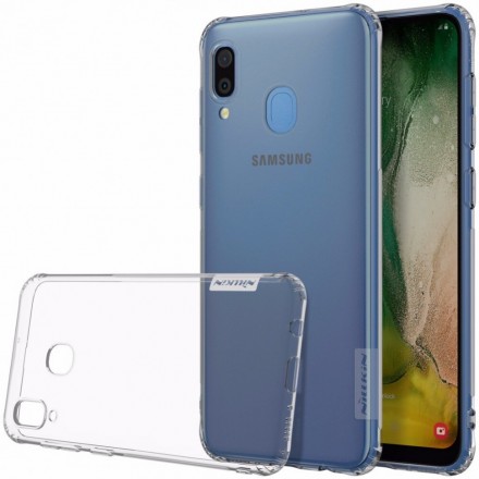 Накладка силиконовая Nillkin Nature TPU Case для Samsung Galaxy A30 A305 / Samsung Galaxy A20 A205 прозрачно-черная
