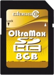 Карта памяти SD OltraMax 8Gb Class 10