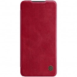 Чехол-книжка Nillkin Qin Leather Case для Xiaomi Mi 11i / Poco F3 красный