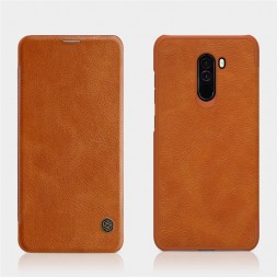 Чехол Nillkin Qin Leather Case для Pocophone F1 (Poco F1) Brown (коричневый)