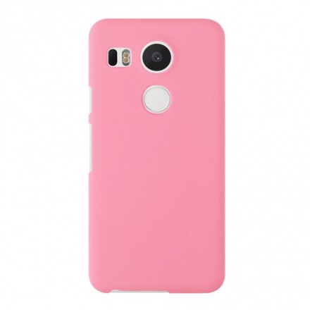 Накладка пластиковая для LG Nexus 5X розовая