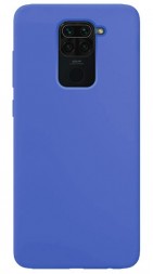 Накладка силиконовая Silicone Cover для Xiaomi Redmi Note 9 синяя