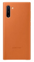 Накладка Samsung Leather Cover для Samsung Galaxy Note 10 N970 EF-VN970LAEGRU коричневая