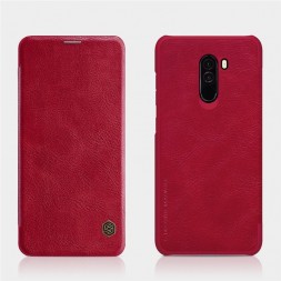 Чехол Nillkin Qin Leather Case для Pocophone F1 (Poco F1) Red (красный)