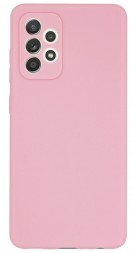 Накладка силиконовая Silicone Cover для Samsung Galaxy A73 5G A736 розовая