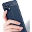 Накладка силиконовая для Xiaomi Mi 11 Lite / Xiaomi 11 Lite 5G NE под кожу синяя