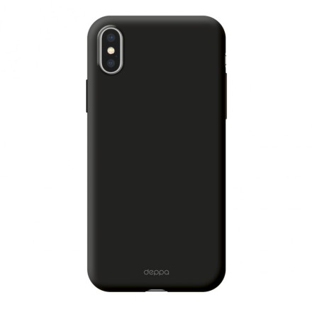 Накладка пластиковая Deppa Air Case для Apple iPhone X/XS черная