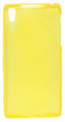 Накладка силиконовая для Sony Xperia Z2 прозрачно-желтая