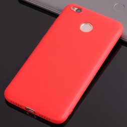 Накладка силиконовая супертонкая для Xiaomi Redmi 4X красная