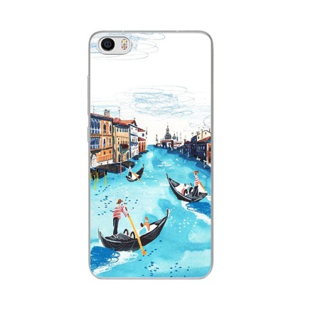Накладка силиконовая для Xiaomi Redmi Note 4 рисунок Венеция (Venice)