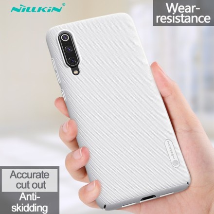 Накладка пластиковая Nillkin Frosted Shield для Xiaomi Mi 9 белая
