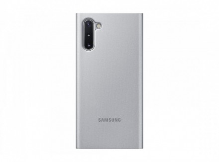 Чехол Samsung Clear View Cover для Samsung Galaxy Note 10 N970 EF-ZN970CSEGRU серебристый