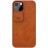 Чехол-книжка Nillkin Qin Pro Leather Case для Apple iPhone 13 коричневый