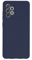 Накладка силиконовая Silicone Cover для Samsung Galaxy A73 5G A736 синяя