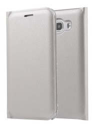 Чехол-книжка Flip Case для Samsung Galaxy A3 (2017) A320 серебристый